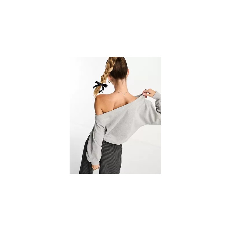 ASOS DESIGN asymmetric oversized sweatshirt